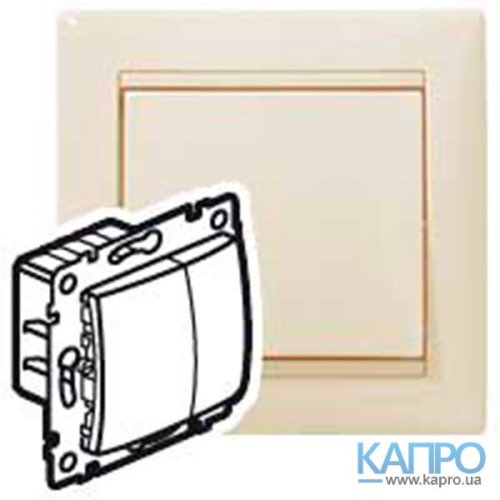 Диммер кнопочный 40-400VA Valena 774162 сл.кость
