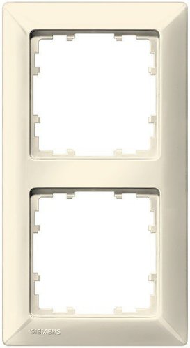 Рамка 2-я Siemens Delta Line 5TG 2582-0 електро-біл