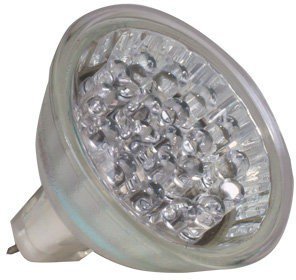 Лампа LED 12V G5,3 Delux 50000h 1,7W MR16 20LED син