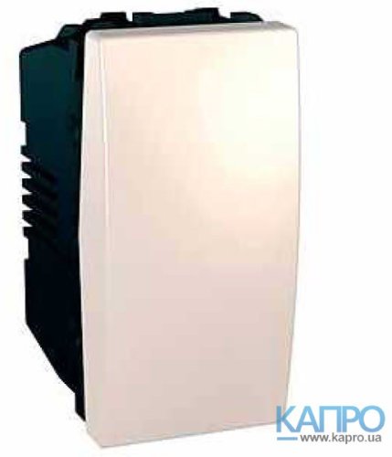 Выключатель 1-кл.1мод.16А Schneider Unica MGU3.161.25 сл.кость