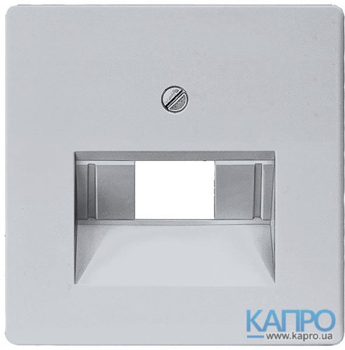 Панель коммуникац.1-2 для розеток Кат.3,5,6 Siemens 5TG 1257 алюм.металлик