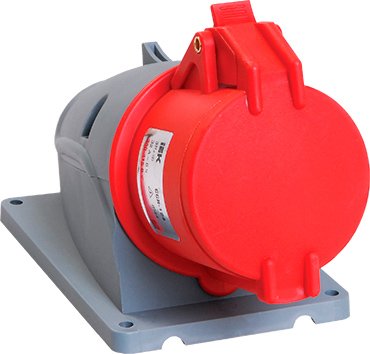 Розетка настенная 380V IP44 Magnum ИЭК 5п 32А ССИ-125 PSN12-032-5