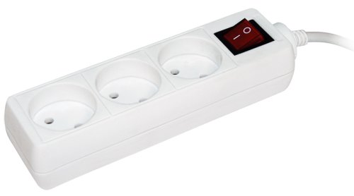 Удлинитель с выключателем 2*0,75 ИЭК 3/5 У3К WYP10-06-03-05-К-N