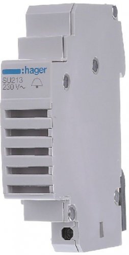 Дзвінок 230V 0,03A 85дБА 1мод.Hager SU213