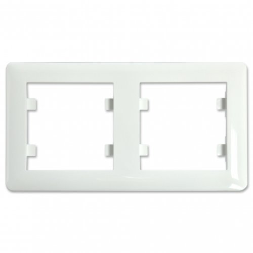 Рамка 2-а Hager Lumina-2 WL5220 біл