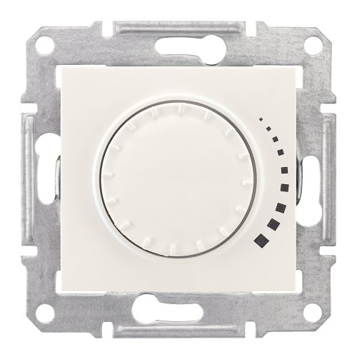 Диммер поворот-нажимной индуктивный проходной 25-325W/VA Schneider Sedna SDN2200523 сл.кость