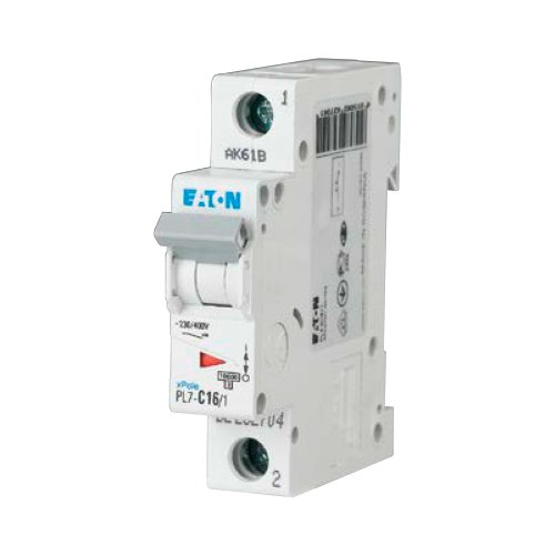 Выключатель автоматический 1-п Eaton 10kA PL7-D10/1 10А 262714