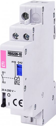 Контактор импульсный DIN 230V ETI AC RBS 220-10 20A 1но 2464100