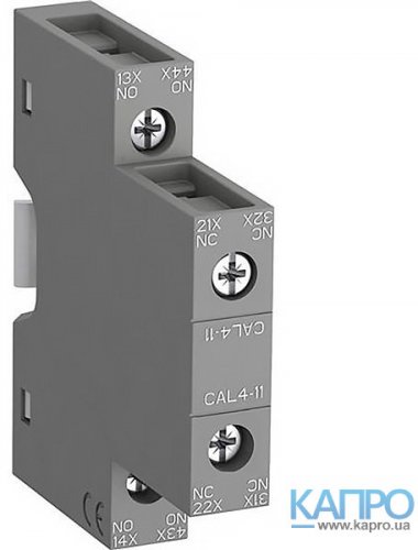 Блок-контакт боковой для AF09-38 Abb 1SBN010120R1011 CAL4-11 1но+1нз