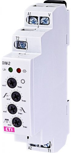 Диммер DIN AC230V нагрузка 500W(AC) 1мод.ETI DIM-2 (1тиристор 2А) 2470009