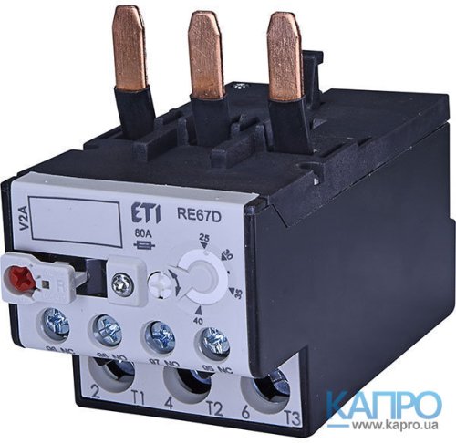 Реле тепловое для CEM32-40 25-40А ETI RE 67.1D-40 4643415