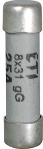 Предохранитель 400V ETI CH 8*32 gG 8А 2610006