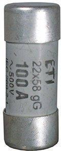 Предохранитель 500V ETI CH22*58 gG 80А 2640023