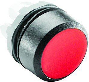 Кнопка без фіксац.без п/св.(корпус) Abb MP1-10R червон.1SFA611100R1001