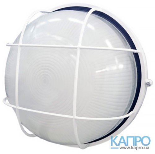 Светильник Круг с метал.решеткой 100W Е27 IP54 ИЭК НПП1102 белый LNPP0-1102-1-100-K01  Светильник Круг с метал.решеткой 100W Е27 IP54 ИЭК НПП1102 белый LNPP0-1102-1-100-K01