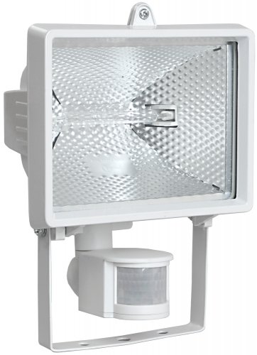 Прожектор з датчиком руху IP54 іЕК ИО-500Д 500W LPI02-1-0500-K01 білий