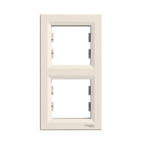 Рамка 2-я вертик. Schneider Asfora EPH5810223 (крем)