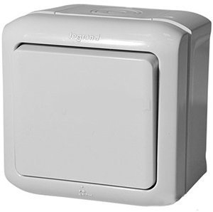 Выключатель 1-кл.10A IP44 Forix 782380 сер