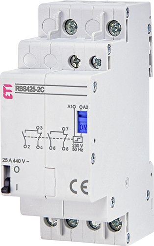 Контактор импульсный DIN 230V ETI AC RBS 425-2С 25A 2перекидн.2464140