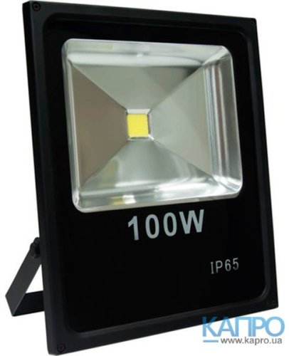 Прожектор LED COB IP65 8000Lm 30000h Feron 100W/6400K LL-841 чор
