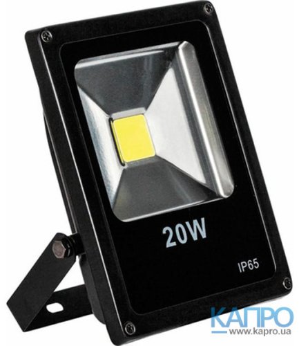 Прожектор LED COB IP65 1600Lm 30000h Feron 20W/6400K LL-847 черн