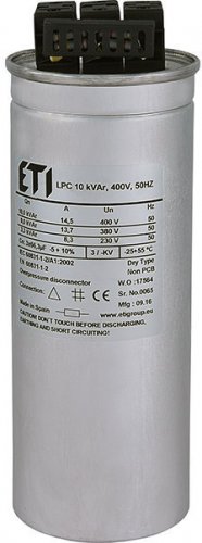 Конденсаторна батарея ETI LPC 10kVAr (400V) 4656750
