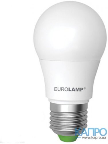 Лампа LED E27 EuroLamp 50000h Led eco A50 7,0W/4000 LED-A50-07274(D)