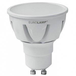 Лампа LED 230V GU10 EuroLamp 50000h Turbo new 5,0W/3000 (LED-SMD-05103(T)new)