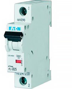 Выключатель автомат.1-п Eaton 6kA PL6-D10/1 10А 286543