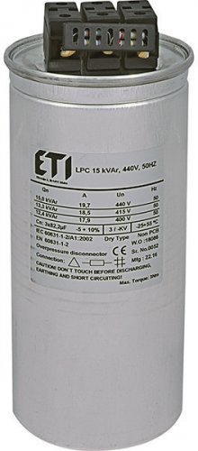Конденсаторна батарея ETI LPC 15kVAr (440V) 4656762