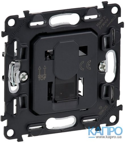 Механізм розетки комп.1*RJ45 Кат.5е UTP Valena In'matic 753070
