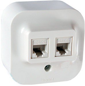 Розетка компьют.RJ45 Кат.5е UTP IP20 Forix 782428 бел