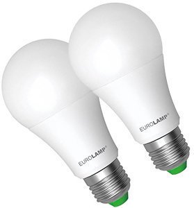 Лампа LED E27 EuroLamp 50000h Led eco 2шт A60 12,0W/3000 KP-LED-A60-12273(D)