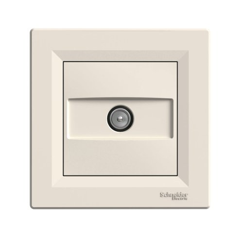 Розетка TV прохідна 8dB Schneider Asfora EPH3200323 крем