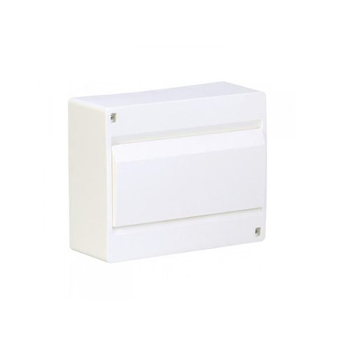 Щит накладний пласт.з с білою кришкою 8мод.IP40/II Hager COSMOS VD108PD