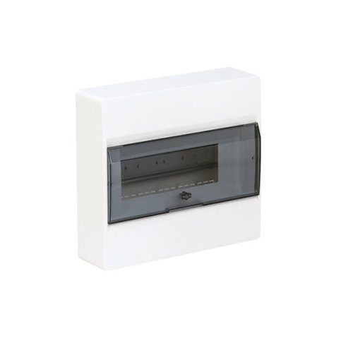 Щит накладний пласт.з прозорою кришкою 12мод.IP40/II Hager COSMOS VD112TD