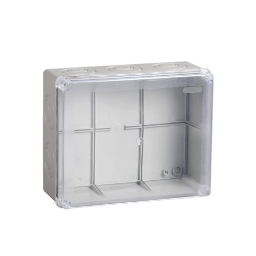 Коробка розподільна 240*195*90 IP55 з прозор.кришкою іЕК КМ41276 UKO10-240-195-090-K51-55