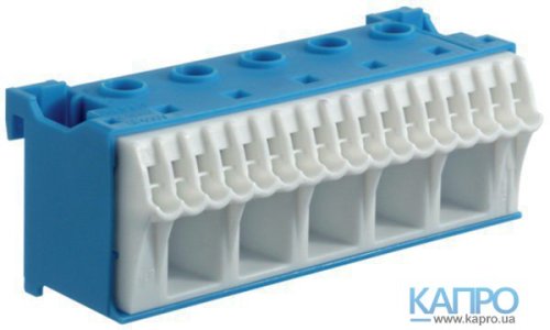 Блок N-клем 5*16+17*4 ширина 90мм кількість одиниць ділення 3 Hager KN22N