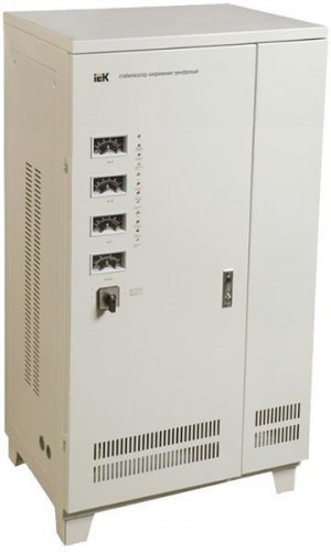 Стабилизатор напряжения 3-фаз.электро-механич.стационарный 160-250V ИЭК СНИ3-60 кВА IVS10-3-60000