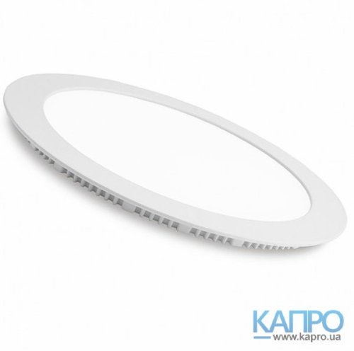 Світильник вбуд. круглий LED D225 1550Lm EuroLamp LED-DLR-18/4 18W/4000K