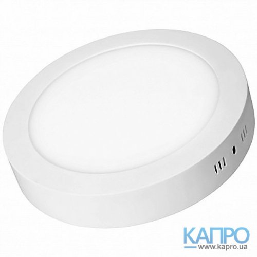 Світильник наклад.круглий LED D225 1530Lm EuroLamp LED-NLR-18/4(F) 18W/4000K