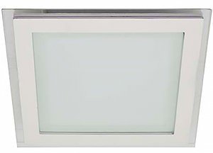 Светильник встроен.квадратный LED со стеклом 300*300мм 2400Lm Feron AL2111 30W/5000K