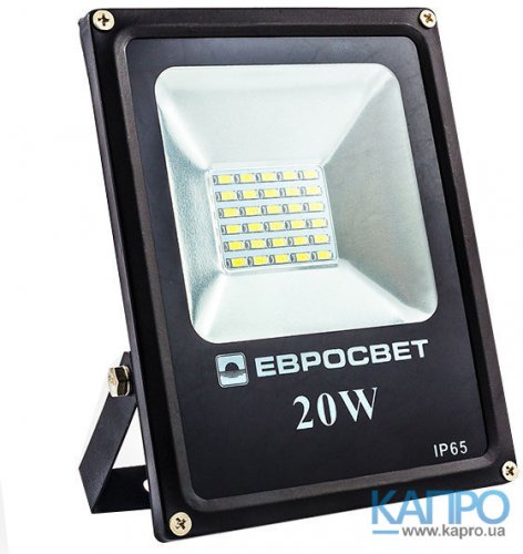 Прожектор LED SMD IP65 1400Lm 30000h Evro Light 20W/4200K EV-20-01