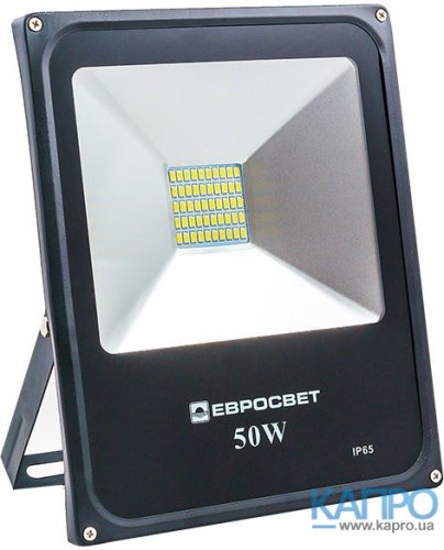 Прожектор LED SMD IP65 3500Lm 30000h Evro Light (50W/6500K EV-50-01)