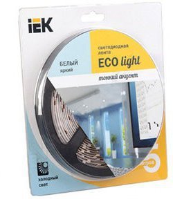 Світлодіодна стрічка LED 12V 4,8W(60SMD3528)/м IP20 іЕК LSR1-2-060-20-1-05 5м хол.білий