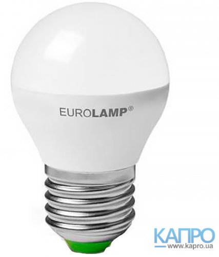 Лампа куля LED E27 EuroElectric 25000h 5,0W/4000 LED-G45-05274(EE)