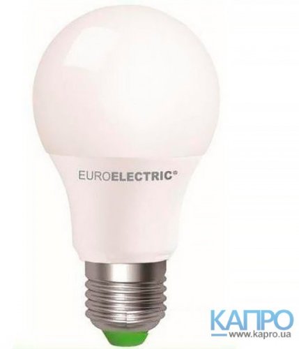 Лампа LED E27 EuroElectric 25000h Led A60  7,0W/4000 LED-A60-07274(EE)