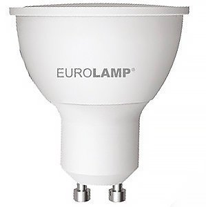 Лампа LED 230V MR16 EuroLamp 50000h Еко D GU10 (5,0W/3000 LED-SMD-05103(D))