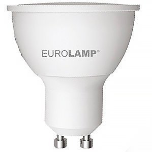 Лампа LED 230V MR16 EuroLamp 50000h Еко D GU10 (5,0W/4000 LED-SMD-05104(D))
