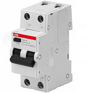 Диф.автомат 1P+N Abb Basic M 4,5kA AC BMR415C16 C 16/0,03А 2CSR645041R1164